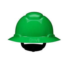 3M H-804SFR-UV - 3M SecureFit Full Brim Hard Hat Green 4-Point Pressure Diffusion Ratchet Suspension with Uvicator 20/Case 3M 7100240032 7100240032