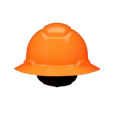 3M H-807SFR-UV - 3M SecureFit Full Brim Hard Hat Hi-Vis Orange 4-Point Pressure Diffusion Ratchet Suspension with UVicator 20/Case 3M 7100240033 7100240033
