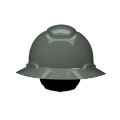 3M H-808SFR-UV - 3M SecureFit Full Brim Hard Hat Grey 4-Point Pressure Diffusion Ratchet Suspension with UVicator 20/Case 3M 7100240025 7100240025