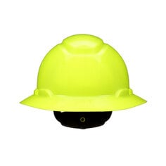 3M H-809SFR-UV - 3M SecureFit Full Brim Hard Hat Hi-Vis Yellow 4-Point Pressure Diffusion Ratchet Suspension with UVicator 20/Case 3M 7100240034 7100240034