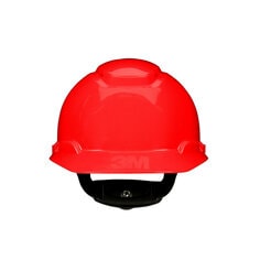 3M H-705SFV-UV - 3M SecureFit Hard Hat Red Vented 4-Point Pressure Diffusion Ratchet Suspension with Uvicator 20/Case 3M 7100240007 7100240007