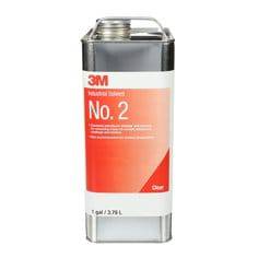 3M Scotch-Weld SOL2-1GAL clear solvent in a 1-gallon container, used for industrial adhesive applications.
