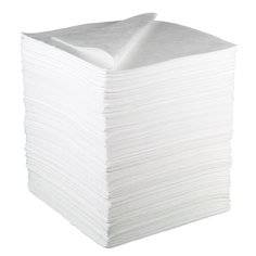 3M PetRolleum Sorbent Pad, industrial absorbent pad for oil and chemical spills, with 2 pads shown in the image.