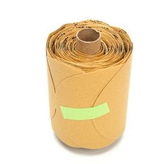 3M AB49911 self-adhesive paper PSA discs in 120 grit, 5-inch aluminum oxide abrasive discs for sanding and grinding.