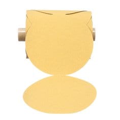 3M AB86488 PSA paper discs, 5-inch aluminum oxide abrasive, 80 grit, shown in a roll for sanding and surface prep.