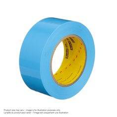 Blue 3M Scotch 8896 film strapping tape, 0.70 inch wide, 60.14 yards long, used for secure bundling and packaging.