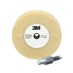 3M SB07498 - 3M Stripe Off Wheel with Mandrel, 07498, beige, 4 in x 5/8 in 3M SB07498 7000028551 - eGrimesDirect