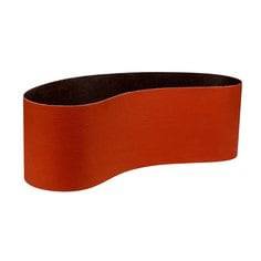3M Cloth Belt 777F stroke sanding belt, 6-inch by 264-inch, P120 YF-weight L-Flex abrasive for surface finishing.