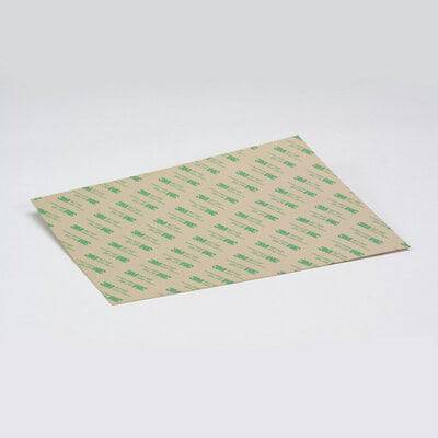 Clear 3M 7956MP membrane switch spacer sheet, 24x36 inches, used for electronic switch assembly and insulation.