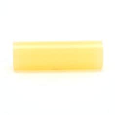 3M Scotch-Weld 3762-TC tan TC hot melt adhesive in 5/8 inch by 2 inch stick, ready for bonding applications.