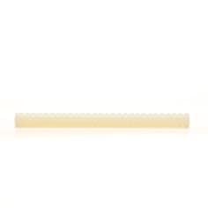 3M Scotch-Weld 3762LM-TCQ ribbed hot melt adhesive sheet in light amber, 5/8 inch by 8 inch for quadrack attachment.