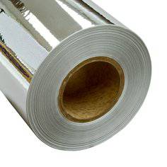 3M 7818 thermal transfer label material in matte silver polyester, 4.5 inch by 1668 feet, for durable barcode and label printing.
