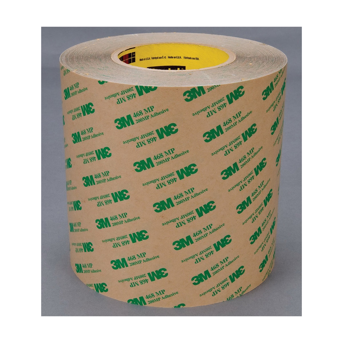 3M 468MP-13-1/2X180 - Adhesive Transfer Tape 468MP Clear 13 1/2 in x 180 yard 1 Roll Per Case Bulk 3M 7000148367 7000148367 - eGrimesDirect