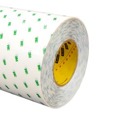 3M 9085-1/4X60 - Ultra High Temperature Adhesive Transfer Tape 9085 Clear 5mil 1/4 Inch x 60 Yards (0.64 cm x 55m) 7000143288 - eGrimesDirect