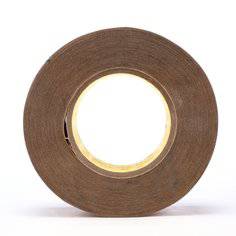 3M 950-48X55 clear adhesive transfer tape, 5 mil, 2-inch width, 60 yards, shown rolled out on a flat surface.