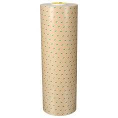 3M 9502-24X60 clear adhesive transfer tape, 2 mil thickness, 24-inch width, 60-yard roll, for bonding and mounting applications.