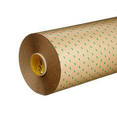 3M 9505-24X180 clear adhesive transfer tape, 5 mil thickness, 24-inch width, 180 yards length, for industrial bonding.