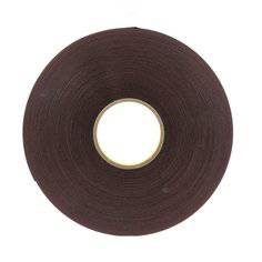 3M 987 ATG Adhesive Transfer Tape 987 clear 2 mil, 1/2 inch x 36 yards, with visible transparent tape roll and dispenser.
