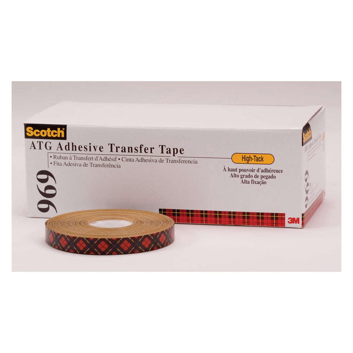 3M Scotch PN6493 - ATG Adhesive Transfer Tape 96 Clear 5 mil 1/2 in x 18 Yards 7000123364 - eGrimesDirect