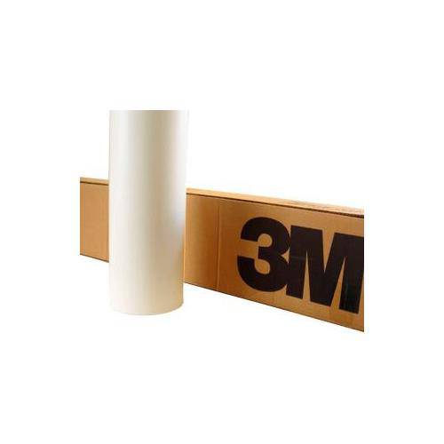 3M Envision 3730-20L translucent graphic film in white, 48 inch by 50 yards, for vibrant window and wall graphics.
