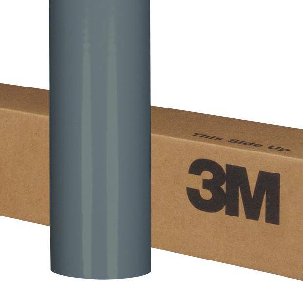 3M Scotchcal 3630-61 translucent graphic film in slate grey, 48-inch by 50-yard roll, suitable for signage and decals.