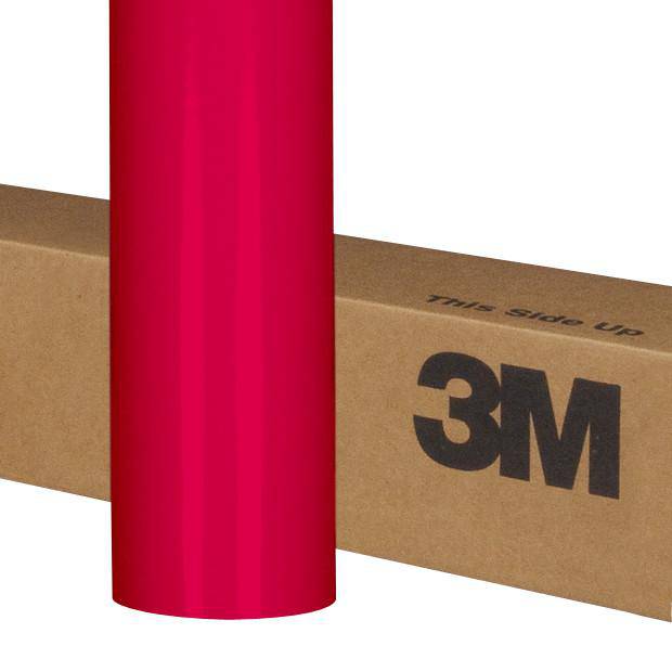3M Scotchcal 3630-78 Translucent Graphic Film in Vivid Rose, 48 inch by 50 yards, ideal for vibrant signage and displays