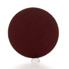 3M AB11414 1-inch quick-change Roloc TR cloth disc with 120 grit aluminum oxide for surface grinding and finishing.