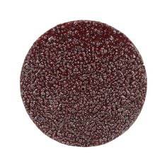 3M AB22392 3-inch black Roloc TR cloth disc with 24 grit aluminum oxide for grinding and surface preparation.