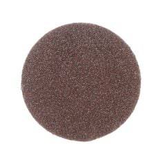 3M AB22407 1.5-inch yellow Roloc TR cloth disc with 80 grit aluminum oxide for quick change grinding and surface finishing.