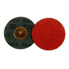 3M Cubitron II Type R Fibre Disc, 3-inch 36+ Grit ceramic alumina abrasive disc for grinding and finishing applications.