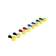3M E-A-Rsoft 321-2200 uncorded yellow earplugs for hearing protection, shown in a close-up image.