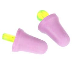 3M No-Touch P2000 foam uncorded ear plugs in purple, designed for comfortable hearing protection and noise reduction.