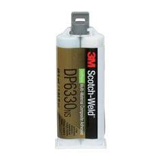 3M Scotch-Weld DP6330-48.5ml composite urethane adhesive duo-pak in green, used for bonding composite materials.