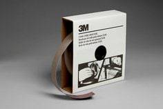 3M AB05022 1-1/2 inch x 50 yard aluminum oxide utility cloth roll with 320 grit, J-weight for sanding and polishing tasks.