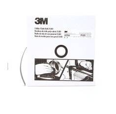3M AB19784 aluminum oxide utility cloth roll with 1-inch x 50-yard 320 grit abrasive surface for smoothing and sanding projects.