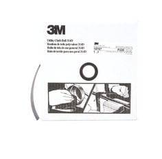 3M AB19787 aluminum oxide utility cloth roll, 1 inch by 50 yards, 220 grit abrasive sanding cloth for surface finishing.