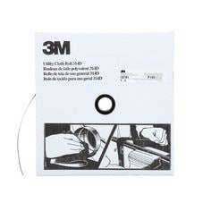 3M AB19791 1-inch x 50-yard aluminum oxide utility cloth roll with 100 grit, ideal for sanding and surface prep.