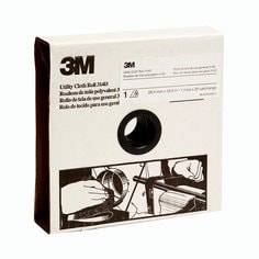 3M AB19800 aluminum oxide utility cloth roll, 1-1/2 inch x 20 yards, 120 grit, J-weight abrasive sanding roll for surface prep.
