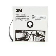 3M AB19817 2-inch x 50-yard aluminum oxide utility cloth roll with 240 grit for sanding and surface preparation.