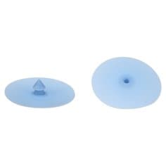 3M 6889 exhalation valve for respiratory masks, showing the small, circular valve with textured surface for airflow control.