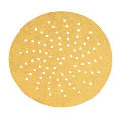 3M AB20540 5-inch vacuum-compatible Velcro paper disc with multihole pattern, aluminum oxide, 400 grit for sanding and grinding.
