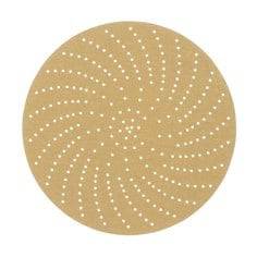 3M AB20755 5-inch vacuum multihole aluminum oxide Velcro paper disc with 240 grit for sanding and finishing.