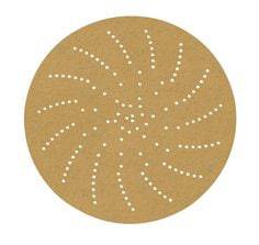 3M AB55507 5-inch aluminum oxide Velcro paper disc with multihole design and 100 grit for sanding and polishing.