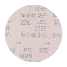 3M Hookit AB55671 - 5 Inch x Non-Vacuum 375L Aluminum Oxide 600 Grit Velcro Film Disc 7000045381 - eGrimesDirect