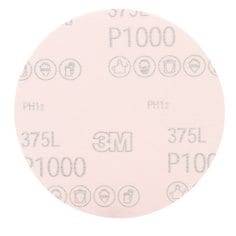 3M AB55707 Velcro film disc, 5-inch aluminum oxide, 1000 grit, non-vacuum, designed for sanding and finishing applications.