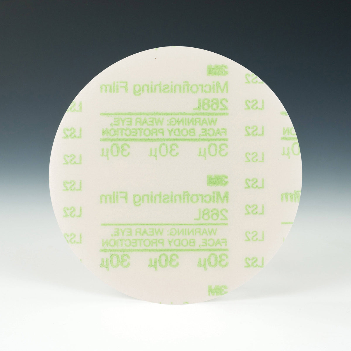 3M 5-inch aluminum oxide 30 grit velcro disc for sanding and grinding, non-vacuum, model AB81920.