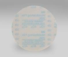 3M 2-inch x Vacuum Aluminum Oxide 40 Grit Velcro Film Disc for sanding and grinding applications.