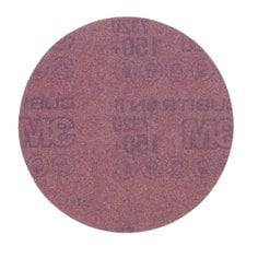 3M Cubitron Velcro Disc, 5-inch ceramic alumina abrasive paper, 150+ grit, for grinding and polishing surfaces.