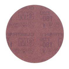 3M Cubitron AB64266 5-inch ceramic alumina Velcro disc with 180+ grit for grinding and sanding applications.
