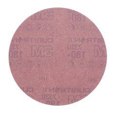 3M Cubitron ceramic alumina 6-inch Velcro disc with 180+ grit for sanding and grinding applications.